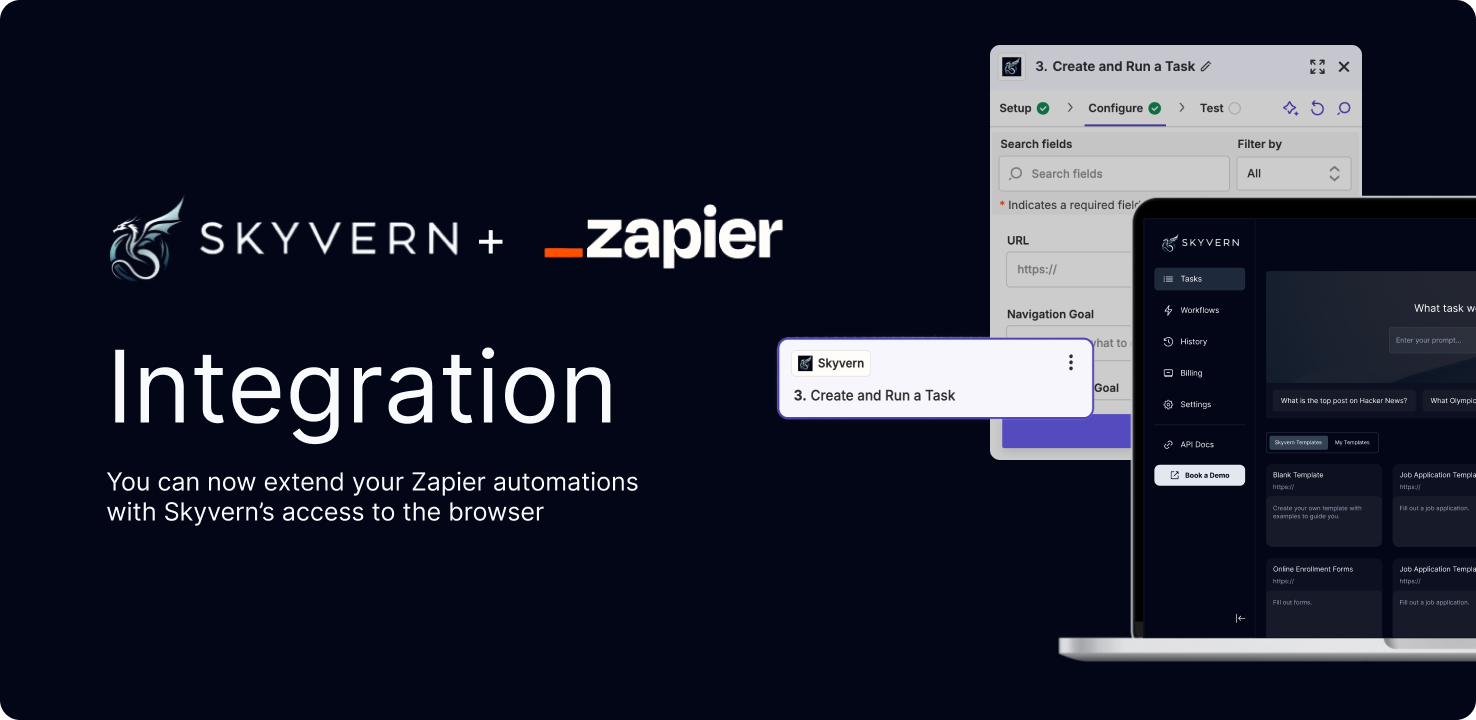 New Drop: Skyvern x Zapier