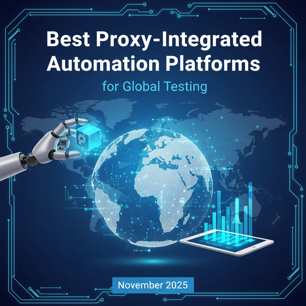 Best Proxy-Integrated Automation Platforms for Global Testing (November 2025)