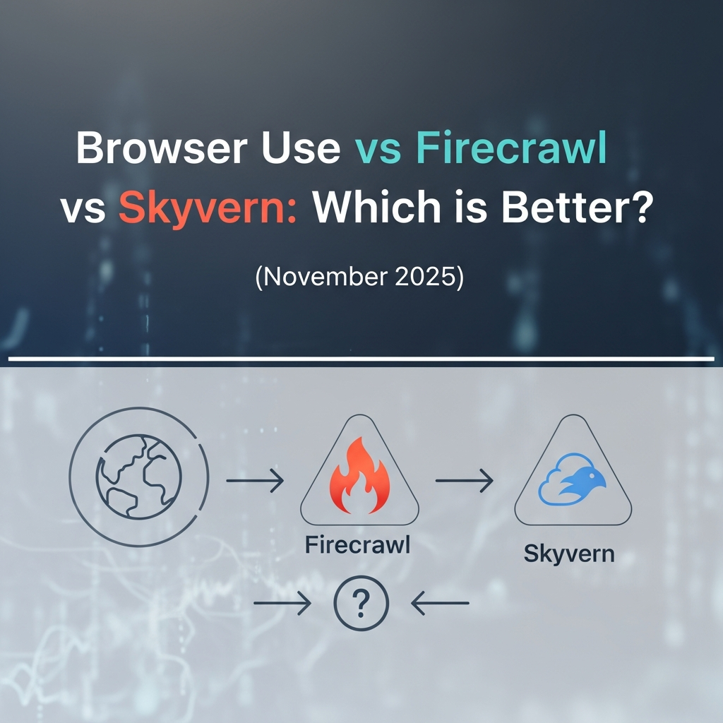 Browser Use vs Firecrawl vs. Skyvern: Which is Better? (December 2025)