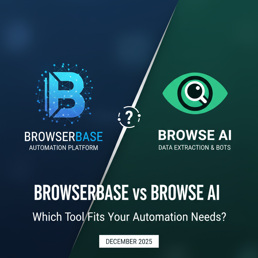 Browserbase vs Browse AI: Which Tool Fits Your Automation Needs? (December 2025)