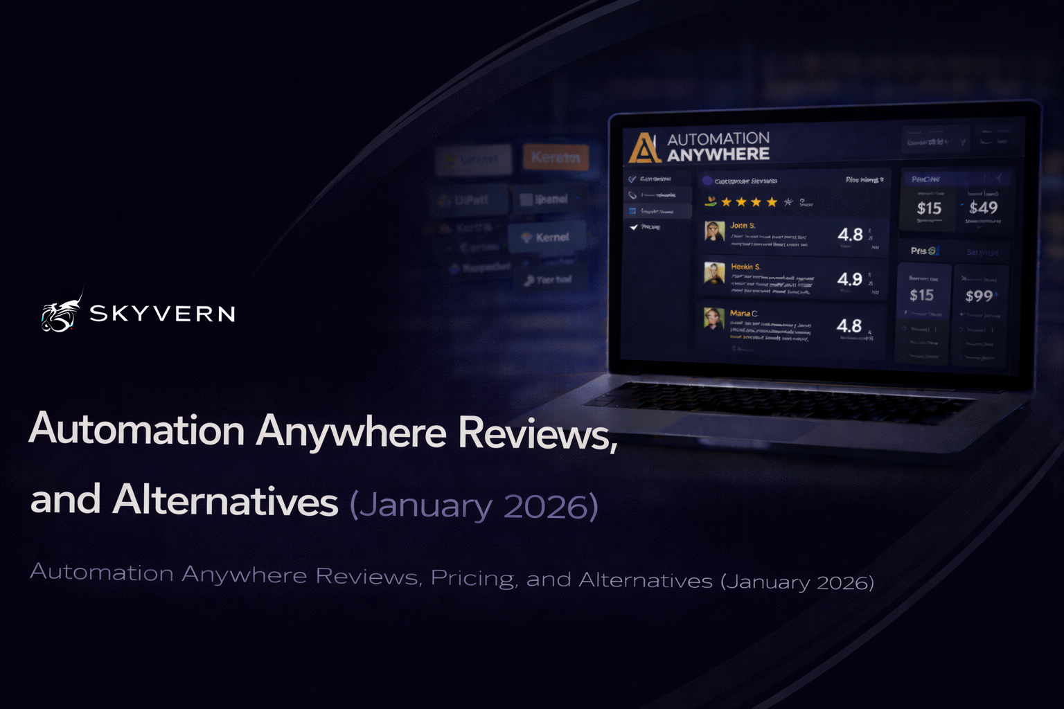 Automation Anywhere Reviews, Pricing, and Alternatives (January 2026)