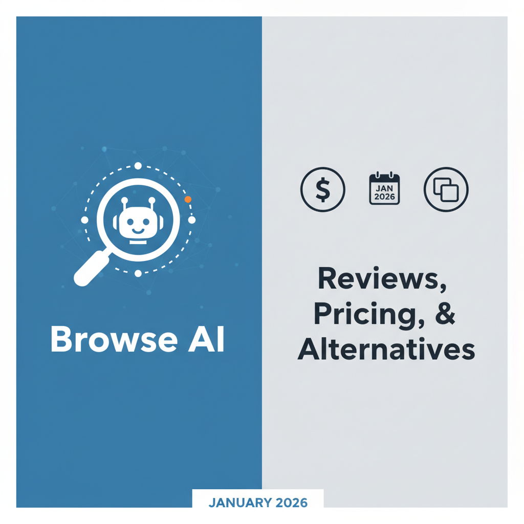 Browse AI Reviews, Pricing, and Alternatives (January 2026)