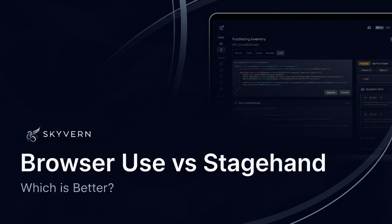 Browser Use vs Stagehand: Which is Better? (February 2026)