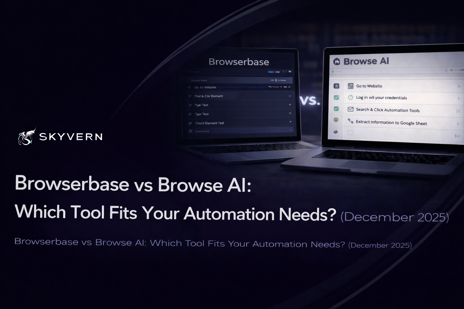 Browserbase vs Browse AI: Which Tool Fits Your Automation Needs? (December 2025)