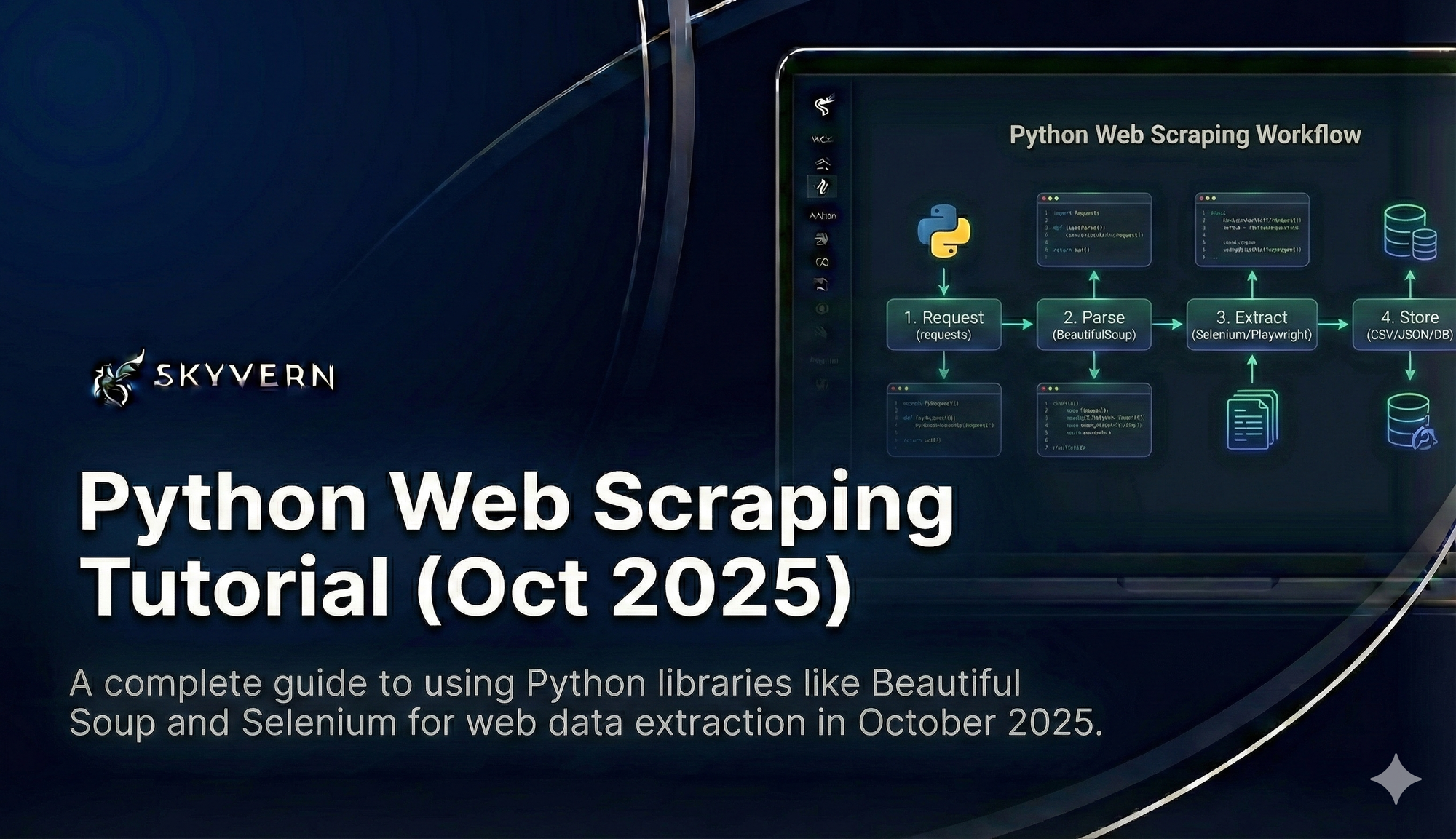 Python Web Scraping Tutorial: Complete Guide for October 2025