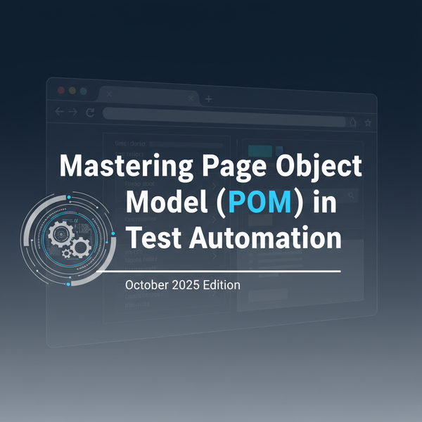 Mastering Page Object Model (POM) in Test Automation - October 2025 Edition