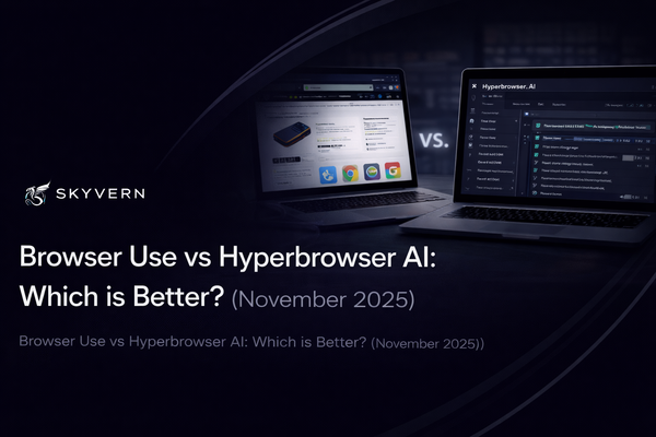 Browser Use vs Hyperbrowser AI: Which is Better? (November 2025)