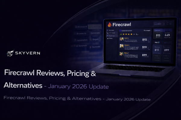 Firecrawl Reviews, Pricing & Alternatives - January 2026 Update