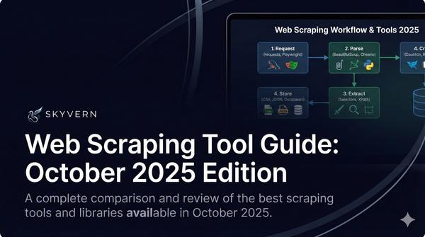 The Ultimate Web Scraping Tool Guide - October 2025 Edition